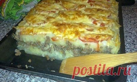 Картофельная запеканка с фаршем - просто объедение!