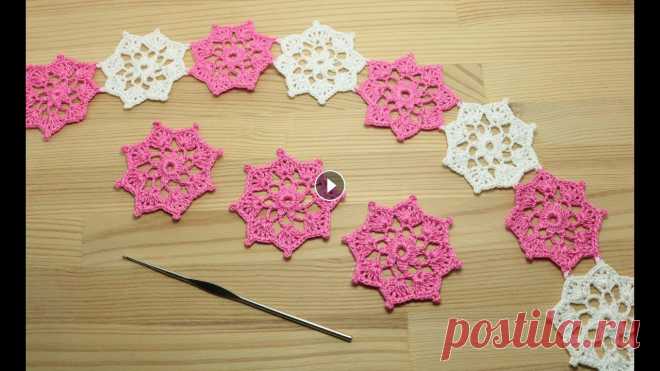 Простой КРУГЛЫЙ МОТИВ крючком ЛЕНТОЧНОЕ КРУЖЕВО из мотивов Crochet Round Motif Tutorial Как связать крючком ажурный мотив круг - вязание крючком для новичков. Ленточное кружево из круглых мотивов. Круглые мотивы крючком. АЖУРНЫЕ МОТИВЫ КР...