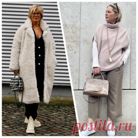 Одеваемся как Европейки: 10 образов удобно, тепло и современно! Стиль кэжуал 50 плюс