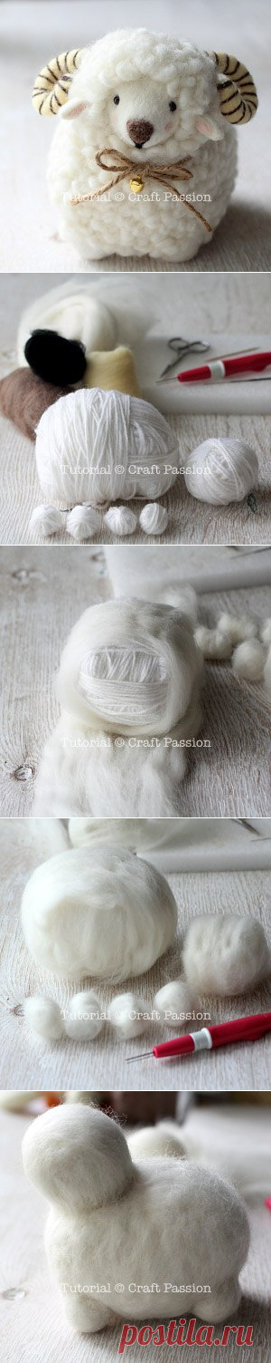 Овечка. Валяние — HandMade