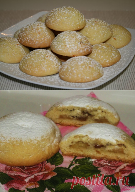 Домашнее печенье «Яблочное сердце» — Вкусные рецепты
