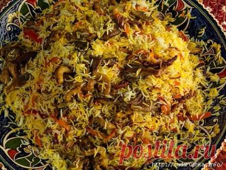 Плов с вешенками от Сталика
