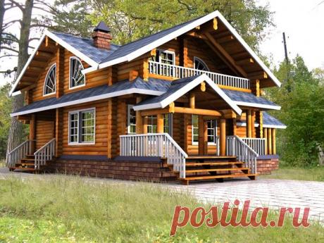 Уютный деревянный дом фото
