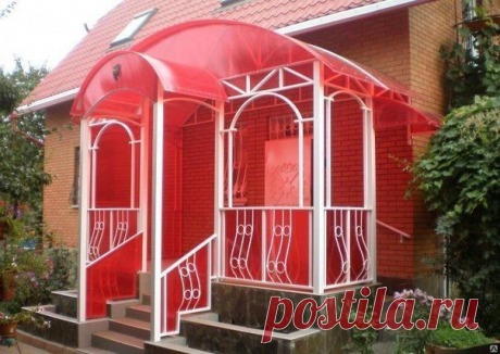 крылечко из поликарбоната
