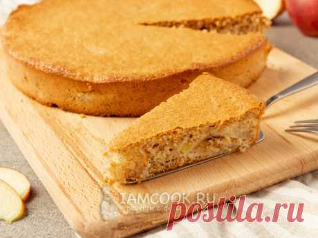 Шарлотка из цельнозерновой муки — рецепт с фото Стандартный рецепт шарлотки, только полностью на цельнозерновой муке. По структуре получается рассыпчатой, но не как песочное тесто))