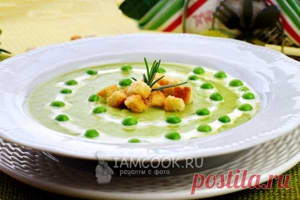 Гороховый крем-суп из зеленого горошка с картошкой — рецепт с фото пошагово