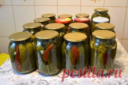 Маринованные хрустящие огурцы!!! Рецепт заготовки на зиму