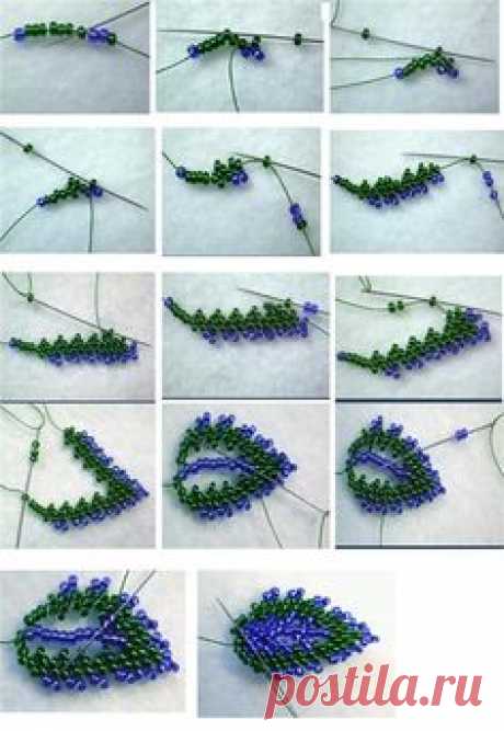 Mexican Huichol Beaded Big Flat Dark Blue Flower Necklace with pistils