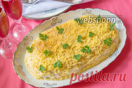 Салат «Белая берёза» с курицей рецепт с фото, как приготовить на Webspoon.ru