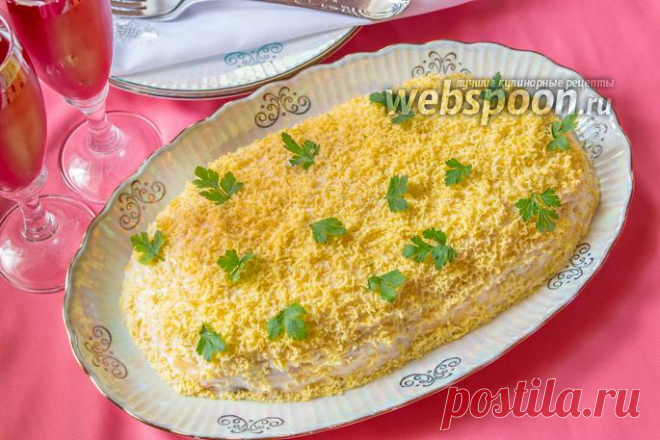 Салат «Белая берёза» с курицей рецепт с фото, как приготовить на Webspoon.ru