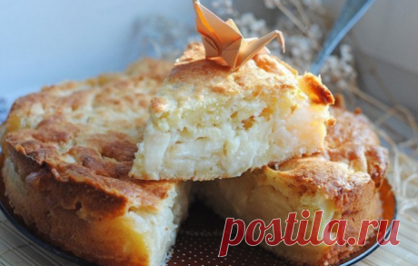 Низкокалорийный овсяный пирог с яблочной заливкой. Невероятно вкусно!