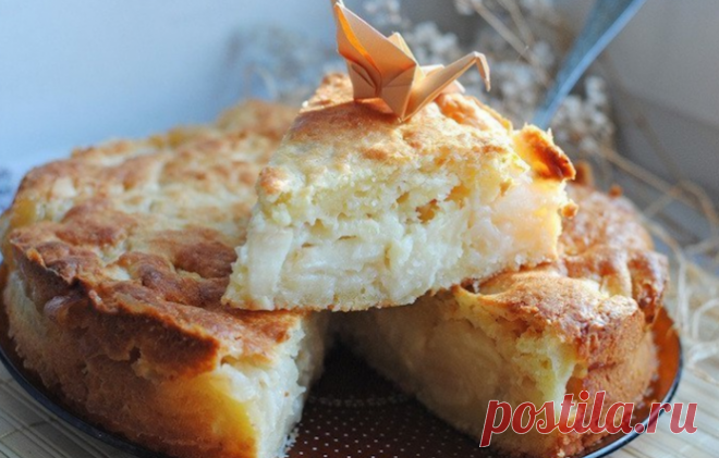 Низкокалорийный овсяный пирог с яблочной заливкой. Невероятно вкусно!