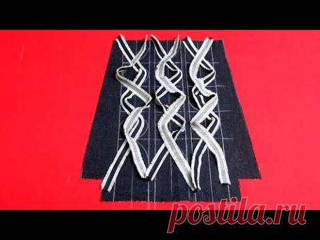 DIY안입는 청바지로 "행복"을 만들어요!/실타래,꽈배기 토트백/make a "happy bag"/skein tote bag/twisted bread stick tote bag