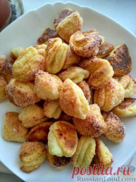 Рецепт: Творожное печенье "Гусиные лапки" на RussianFood.com