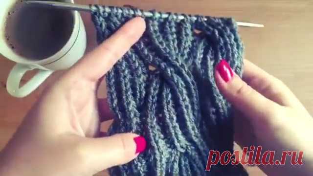 istanbulcrochet в Instagram: «#RepostSave @patterns_for_knitters ・・・ Warm and very soft Brioche cable pattern 🙂. Great for scarfs 🧣 and other accessories 👍🏼. Cast on…»