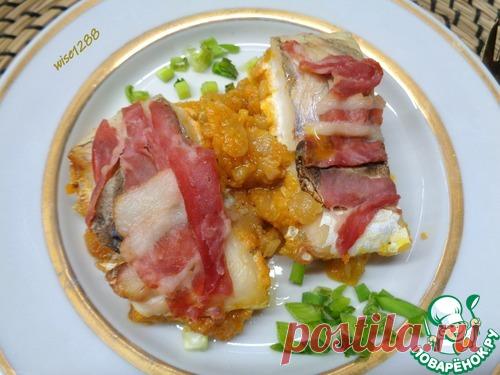 Судак запечённый с беконом – кулинарный рецепт