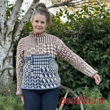 Ravelry: Project Gallery for 440-4 Nordic Mix Sweater pattern by Laura Dalgaard