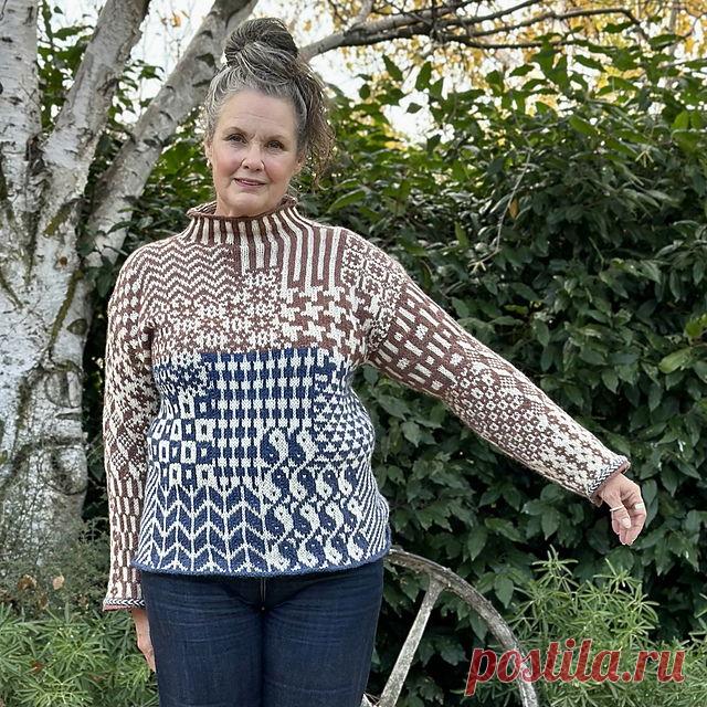 Ravelry: Project Gallery for 440-4 Nordic Mix Sweater pattern by Laura Dalgaard