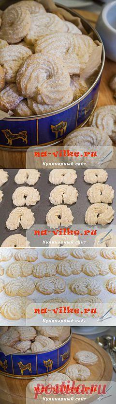Печенье «Улитка» с фундуком и ванилью - пошаговый рецепт с фото