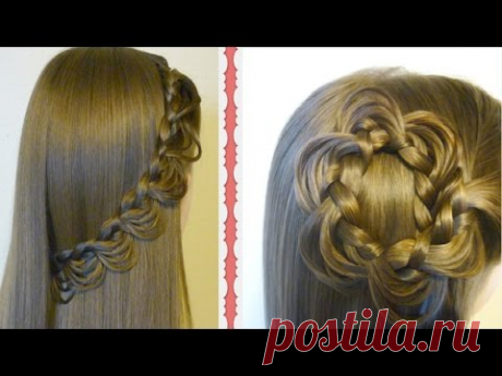 The Melting Braid Tutorial & 2 Cute Hairstyles