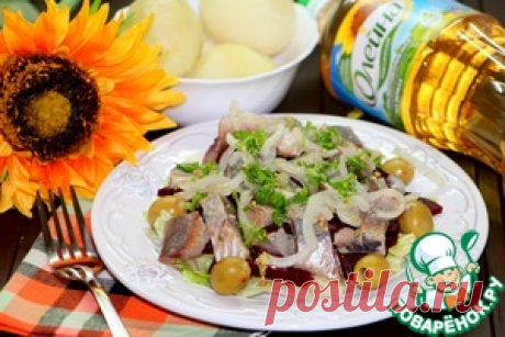 Салат из сельди и свеклы - кулинарный рецепт