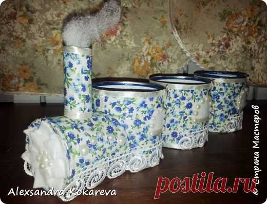 Паравозик из консервных банок :) | Страна Мастеров