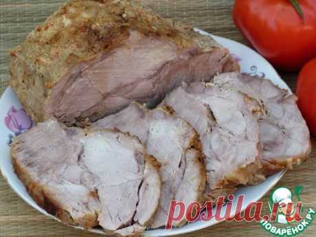 Свинина, шприцованная сливками - кулинарный рецепт