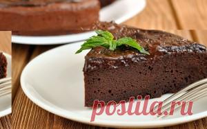 Потрясающий шоколадный пирог из двух ингредиентов
