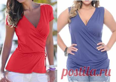 Blusa transpassada de malha – DIY – molde, corte e costura – Marlene Mukai