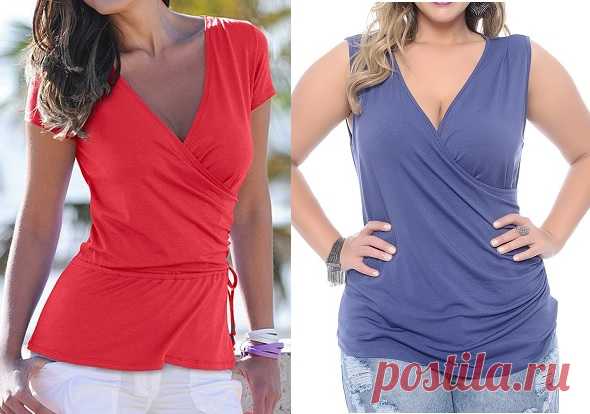 Blusa transpassada de malha – DIY – molde, corte e costura – Marlene Mukai