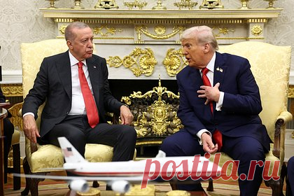 Трамп начал встречу с Эрдоганом