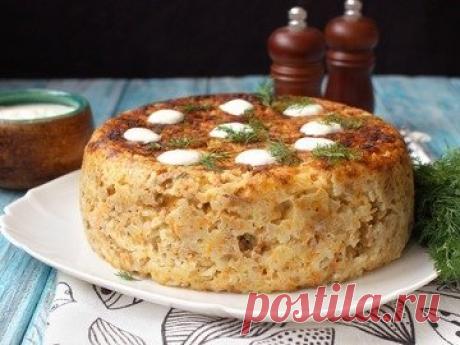 Рисовая запеканка с куриных фаршем в мультиварке - простой и вкусный рецепт с пошаговыми фото