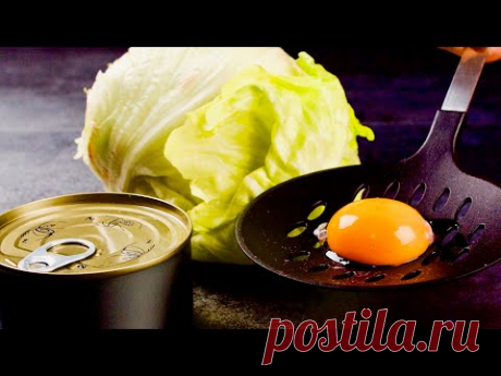 Вариация салата Нисуаз с яичными ролами