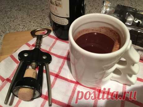 Шоколадное вино 18+ в домашних условиях — простой рецепт