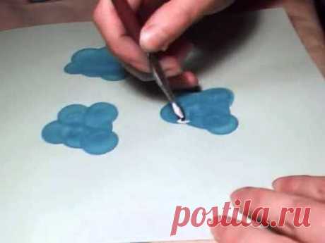 Мастера рукоделия - рукоделие для дома. Бесплатные мастер-классы, фото и видео уроки - Видео мастер-класс по росписи: Выполнение двойного мазка