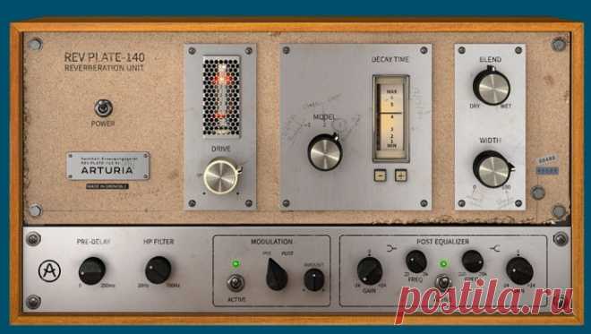 Arturia Rev PLATE-140 – программный ревербератор | ProSound