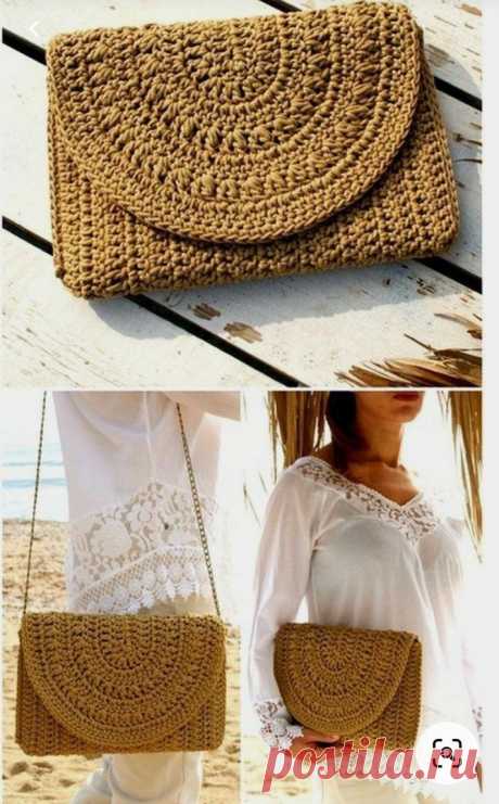 Клатч связанный крючком