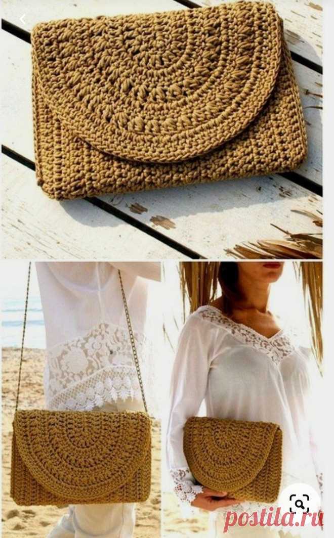 Клатч связанный крючком
