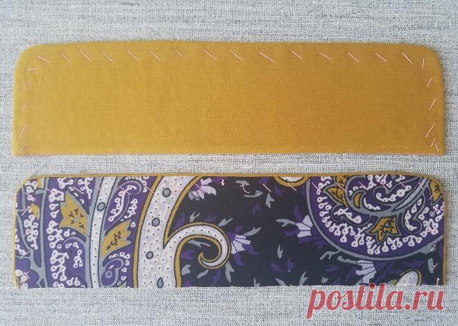 Обработка манжет рукавов платья с контрастным переходным кантом — Мастер-классы на BurdaStyle.ru