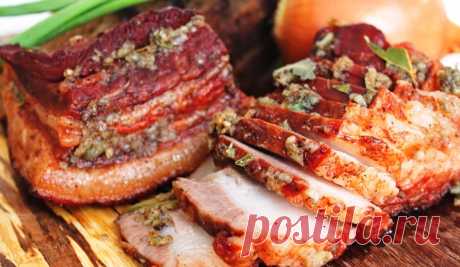 Сало в луке, вкуснее чем мясо. По старинному рецепту