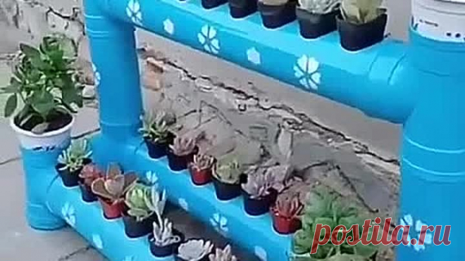 Из пластиковых труб