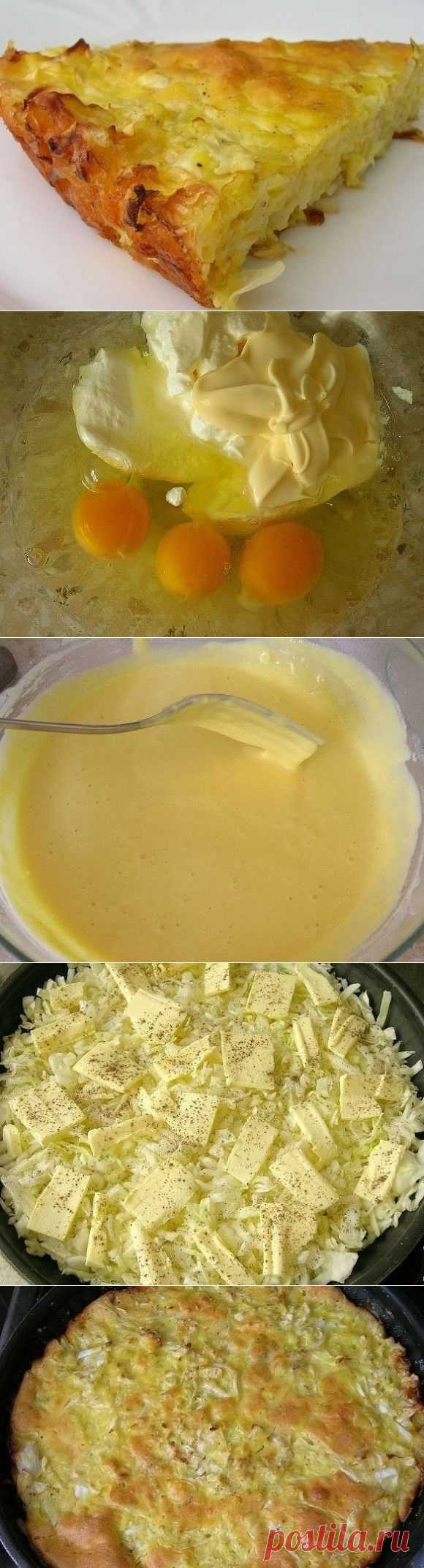 КАПУСТНЫЙ ПИРОГ ДЛЯ ЛЕНИВЫХ, КУЛИНАРИЯ, Самые популярные новости бесплатно на OnlainNews.ru