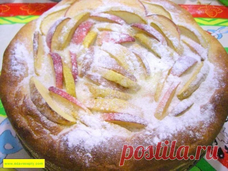 яблочный дрожжевой пирог с яблоками и 15 похожих рецептов: калорийность, отзывы