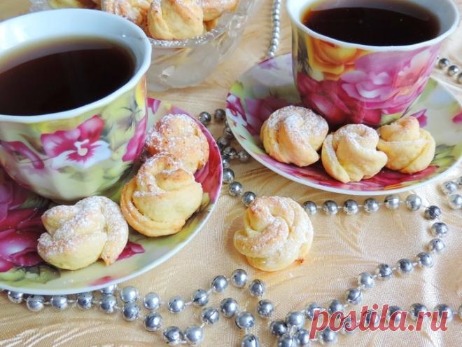 ТВОРОЖНОЕ ПЕЧЕНЬЕ *ЧАЙНАЯ РОЗА*