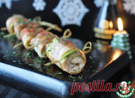 Пикантные рулетики "Завитки" - вкусно, сочно, ароматно и пикантно одновременно