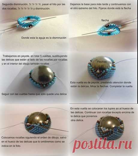 Bueno.... a petición popular y gracias a Merche (El Rincón de Mergar), nos hemos decidido a realizar el tutorial de anillo Mini Jocélia. Destacar la paciencia y la dedicación de Merche, muchas gracias!!!  Ante todo, queríamos compartir lo que mucha gente nos ha solicitado, bien en los comentarios de las fotos como en los e-mails, y sobretodo, y que quede claro que el esquema original pertenece a Rubis63, que muy generosamente ha compartido en su blog. Dicho esto, queda cla...
