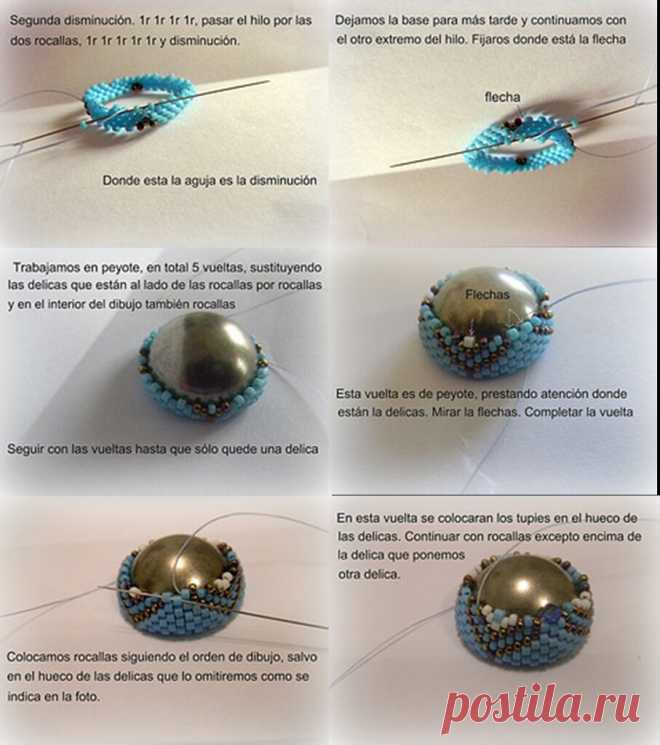 Bueno.... a petición popular y gracias a Merche (El Rincón de Mergar), nos hemos decidido a realizar el tutorial de anillo Mini Jocélia. Destacar la paciencia y la dedicación de Merche, muchas gracias!!!  Ante todo, queríamos compartir lo que mucha gente nos ha solicitado, bien en los comentarios de las fotos como en los e-mails, y sobretodo, y que quede claro que el esquema original pertenece a Rubis63, que muy generosamente ha compartido en su blog. Dicho esto, queda cla...