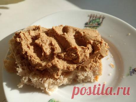 Паштет печёночный с яйцами ленивый