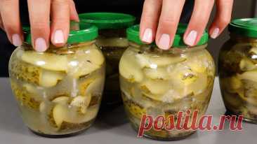 Маринованные огурцы на зиму: лёгкий, понятный, доступный рецепт (самые удачные огурчики) | Евгения Полевская | Это просто | Дзен