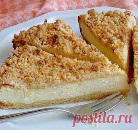 Необычный рецепт очень вкусного творожного пирога